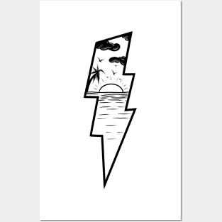 Summer lightning Posters and Art